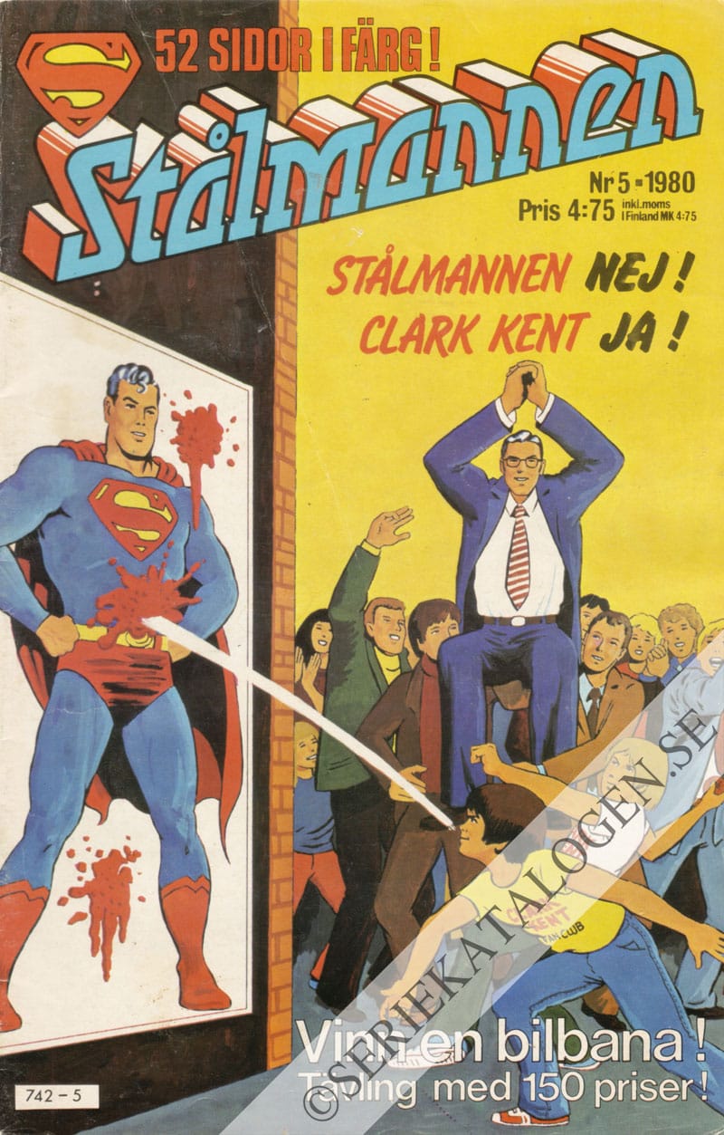Framsida på Stålmannen #5 (1980)