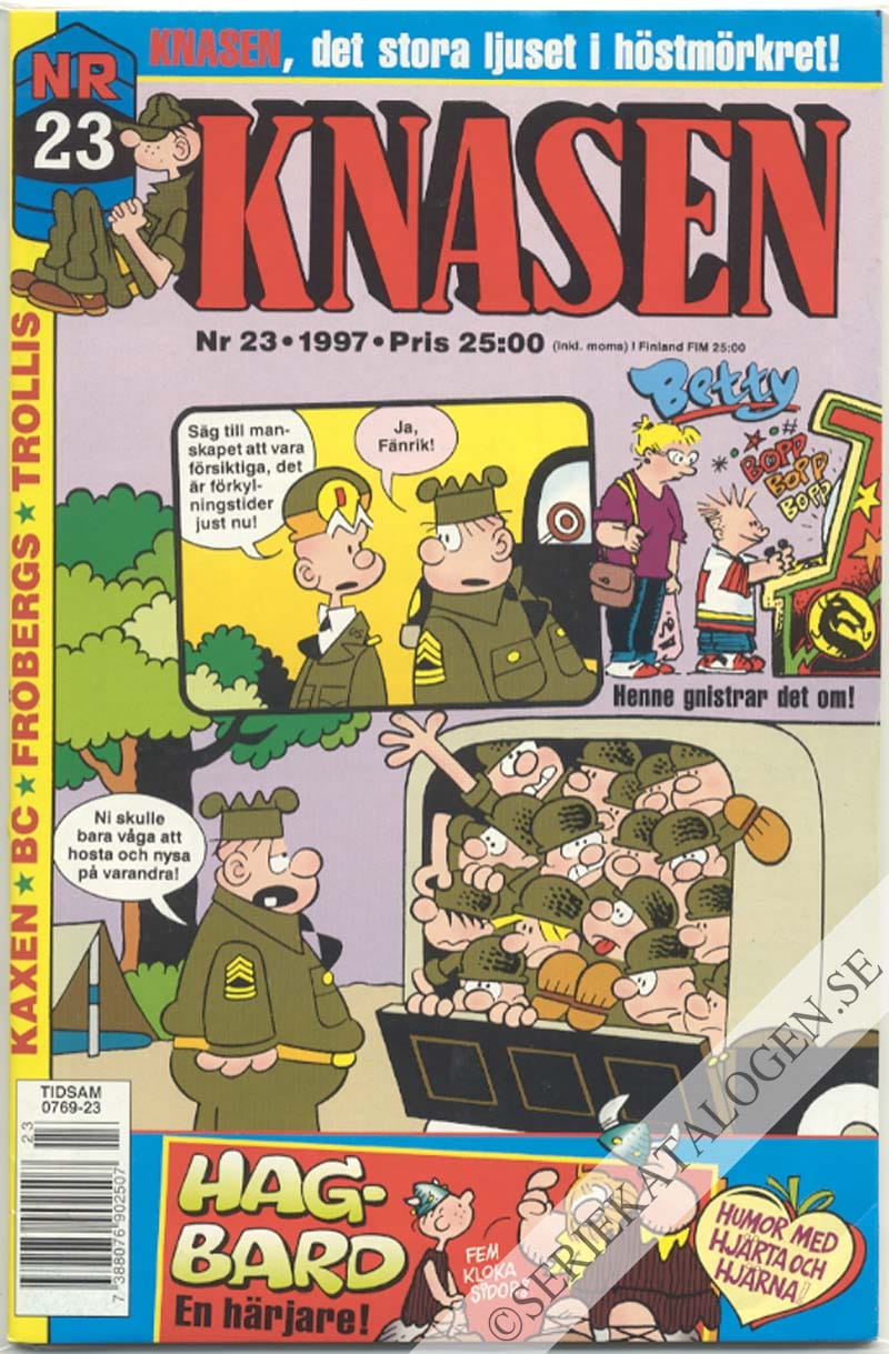 Framsida på Knasen #23 (1997)