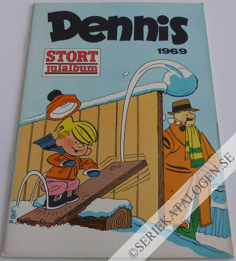 Framsida på Dennis Stort julalbum (1968)