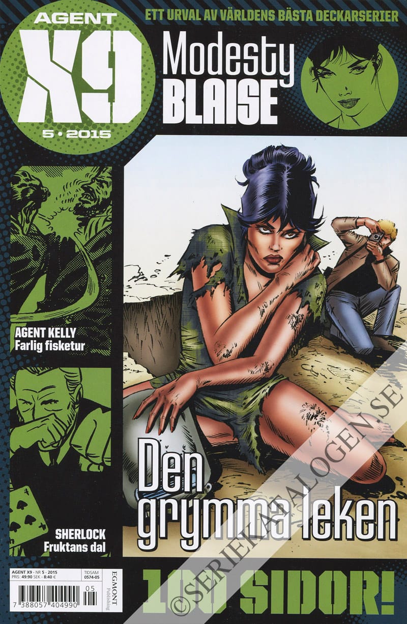 Framsida på Agent X9 #5 (2015)