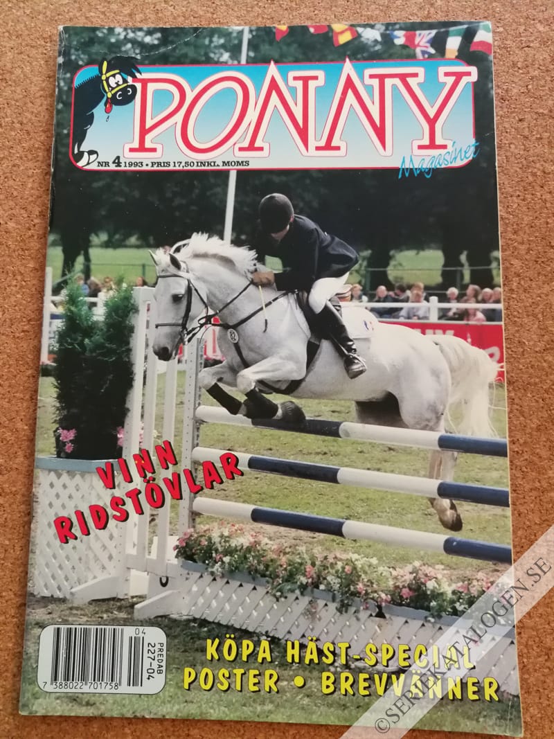 Framsida på Ponny-magasinet #4 (1993)
