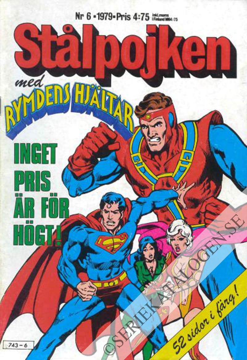 Framsida på Stålpojken #6 (1979)