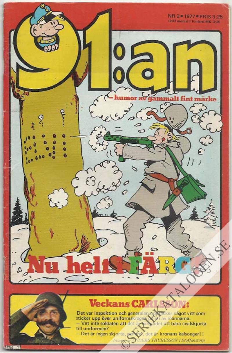 Framsida på 91:an #2 (1977)