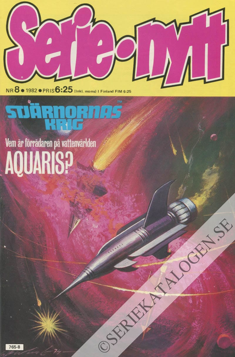 Framsida på Serie-Nytt #8 (1982)