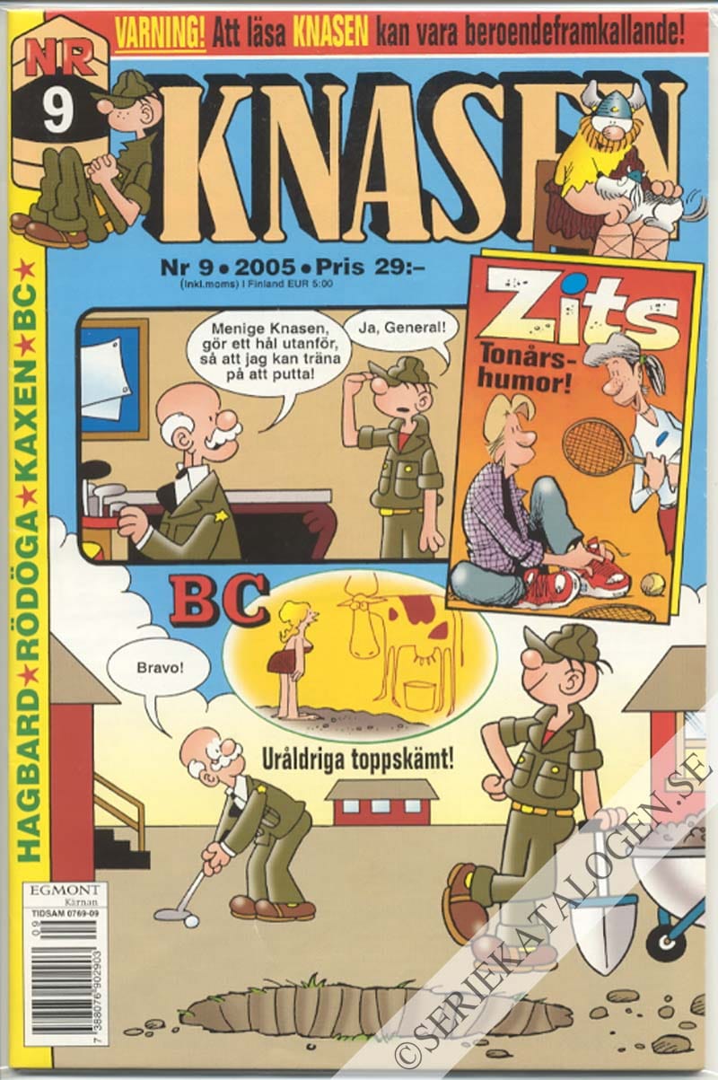 Framsida på Knasen #9 (2005)