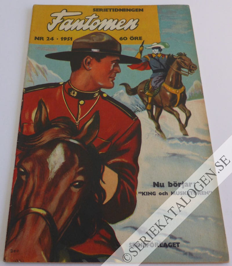 Framsida på Fantomen #24 (1951)