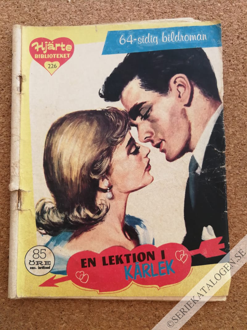 Framsida på Min melodis hjärtebibliotek En lektion i kärlek (1963)