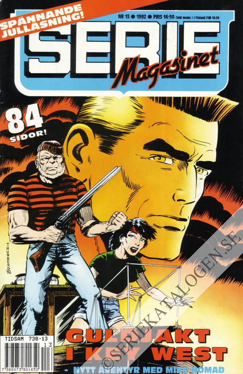 Framsida på Seriemagasinet #13 (1992)