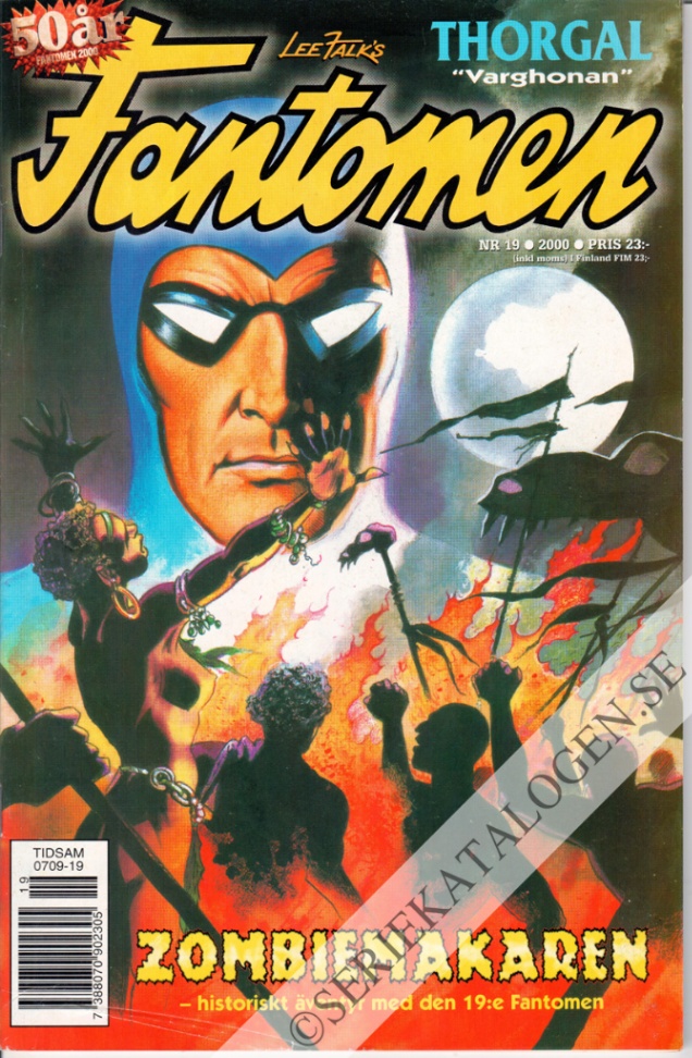 Framsida på Fantomen #19 (2000)