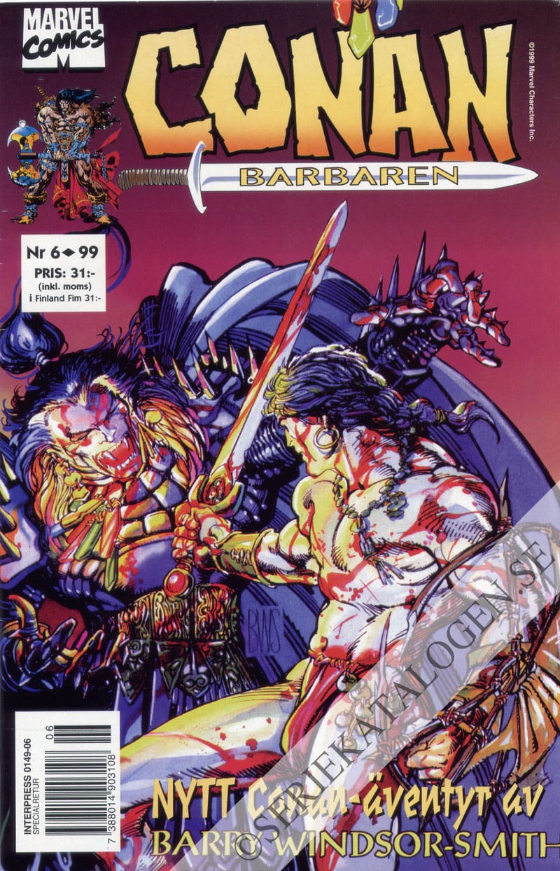 Framsida på Conan barbaren #6 (1999)