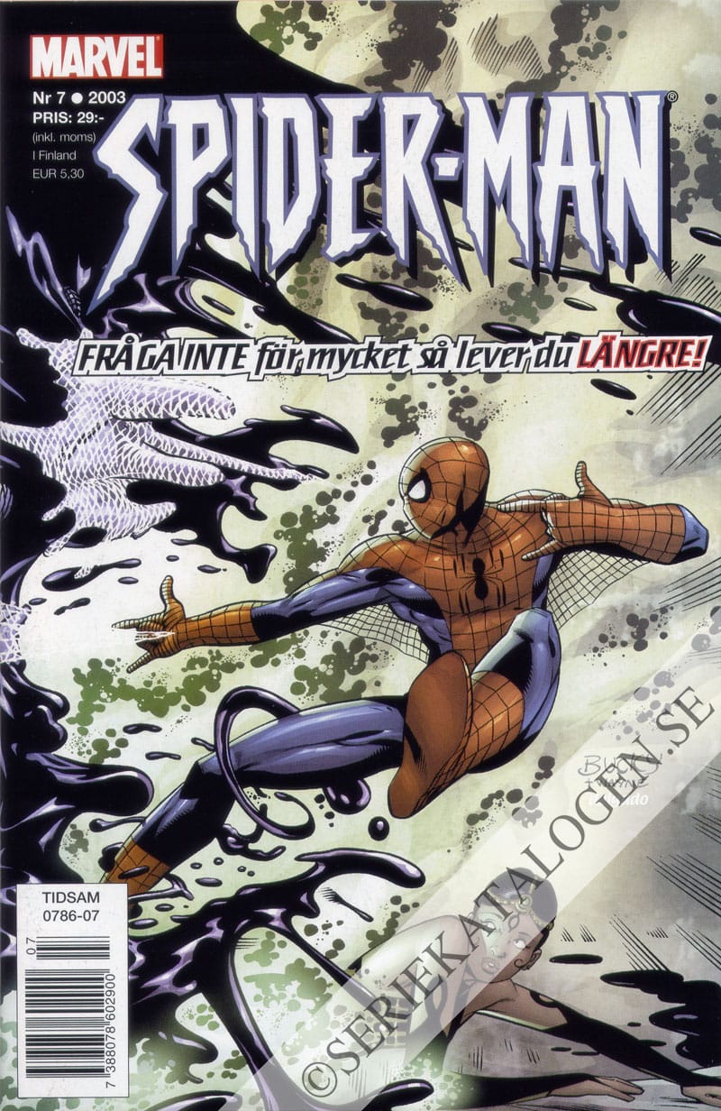 Framsida på Spider-Man #7 (2003)