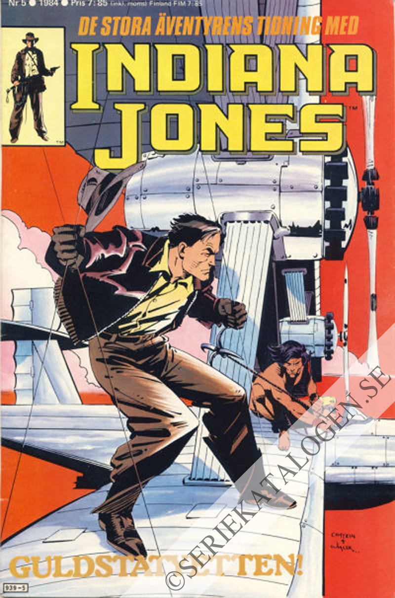 Framsida på Indiana Jones #5 (1984)
