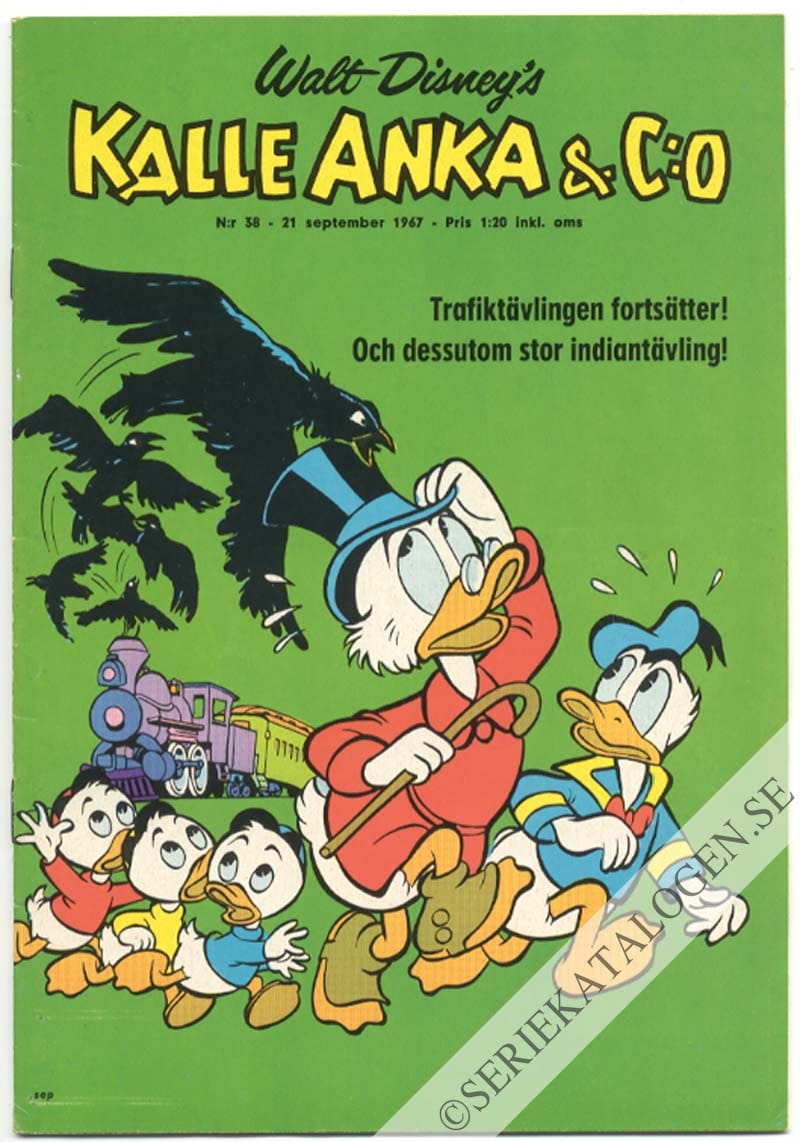 Framsida på Kalle Anka & C:o #38 (1967)