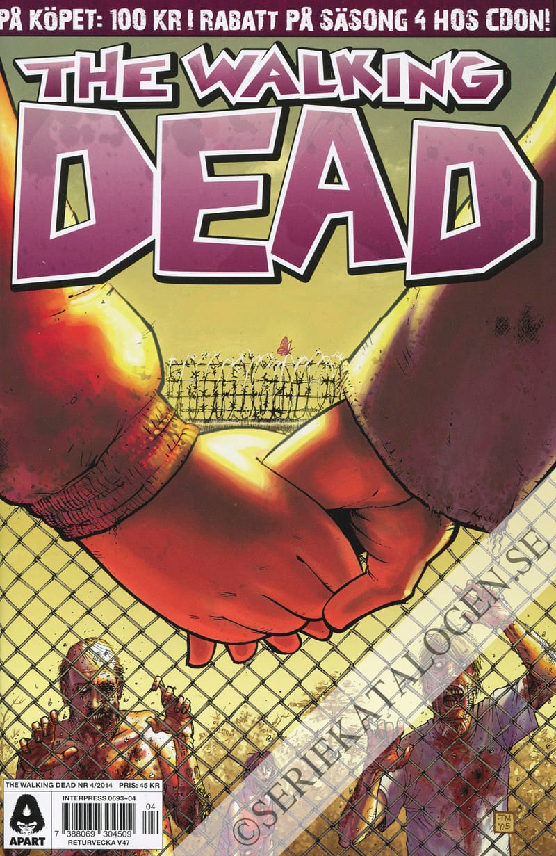 Framsida på The walking dead #4 (2014)