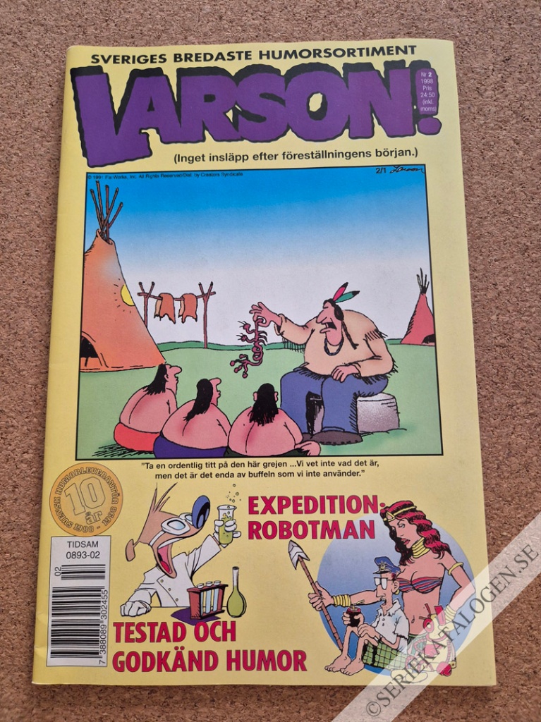 Framsida på Larson! #2 (1998)