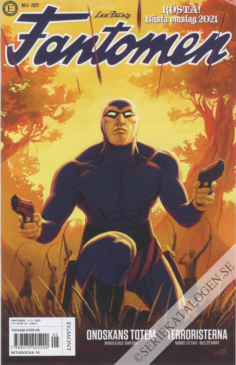 Framsida på Fantomen #5 (2022)