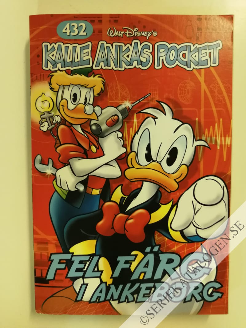 Framsida på Kalle Ankas pocket #432 - Fel färg i Ankeborg (2014)