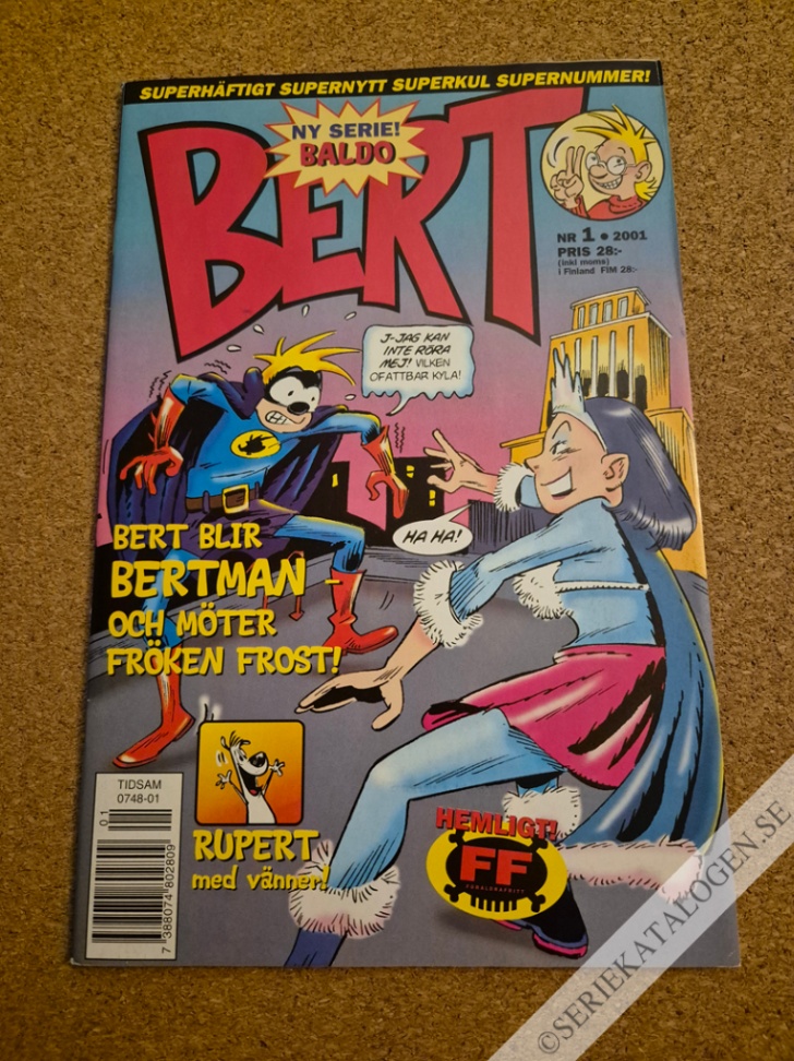 Framsida på Bert #1 (2001)