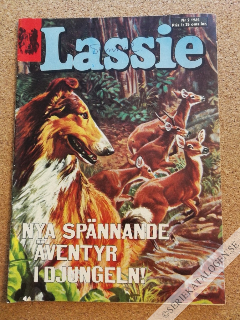 Framsida på Lassie #2 (1965)