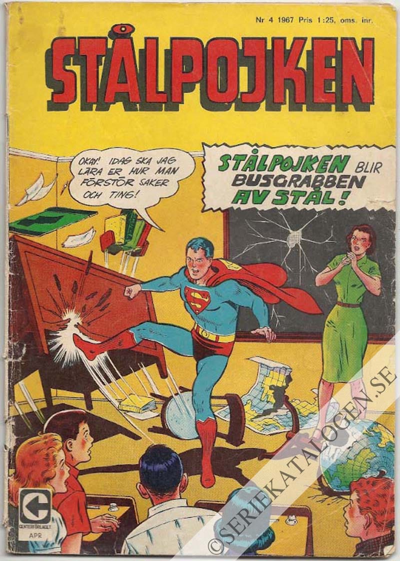 Framsida på Stålpojken #4 (1967)
