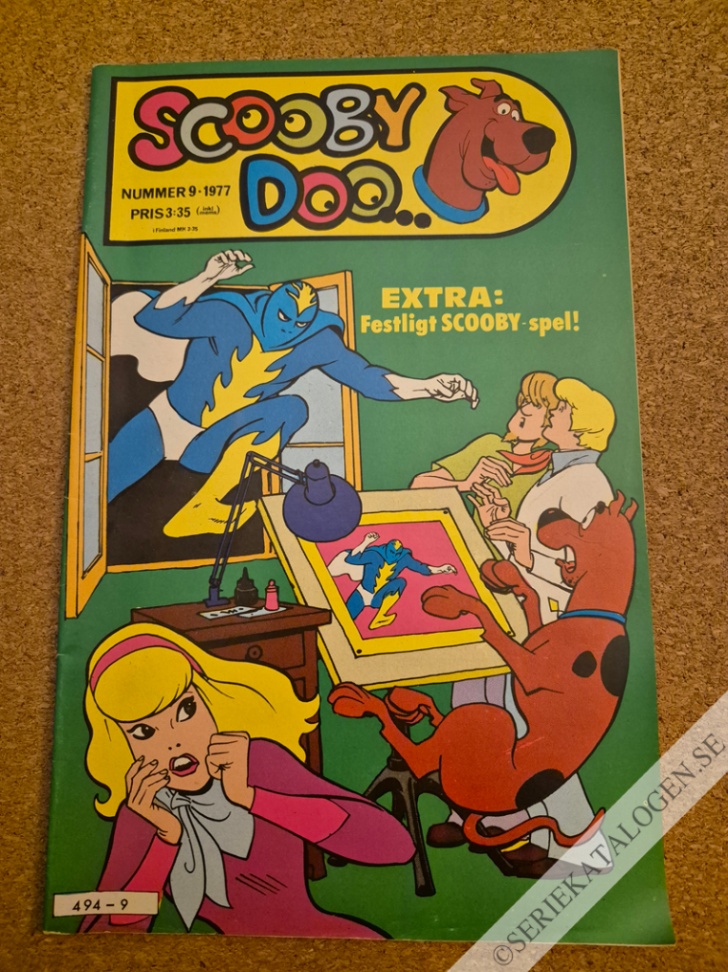 Framsida på Scooby Doo #9 (1977)