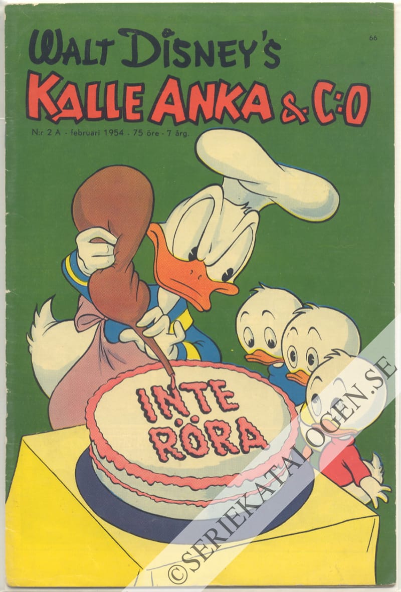 Framsida på Kalle Anka & C:o #2 A (1954)