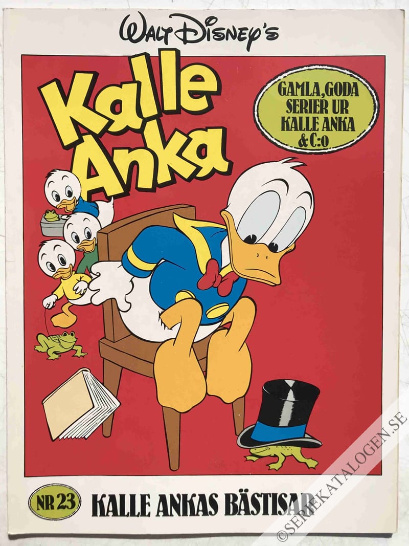 Framsida på Kalle Ankas bästisar #23 (1986)