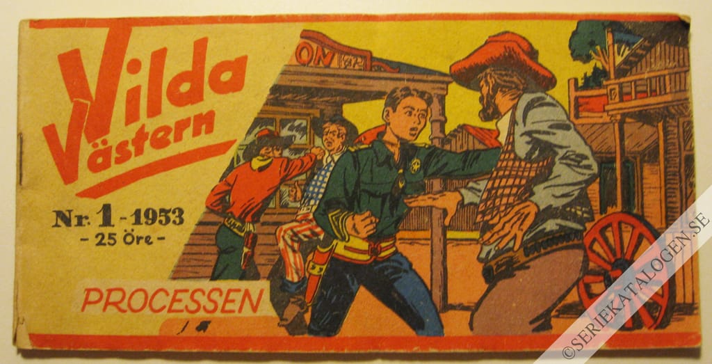 Framsida på Vilda Västern #1 (1953)