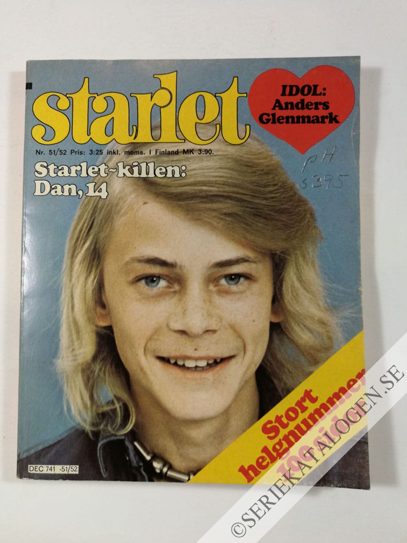 Framsida på Starlet #51-52 (1975)