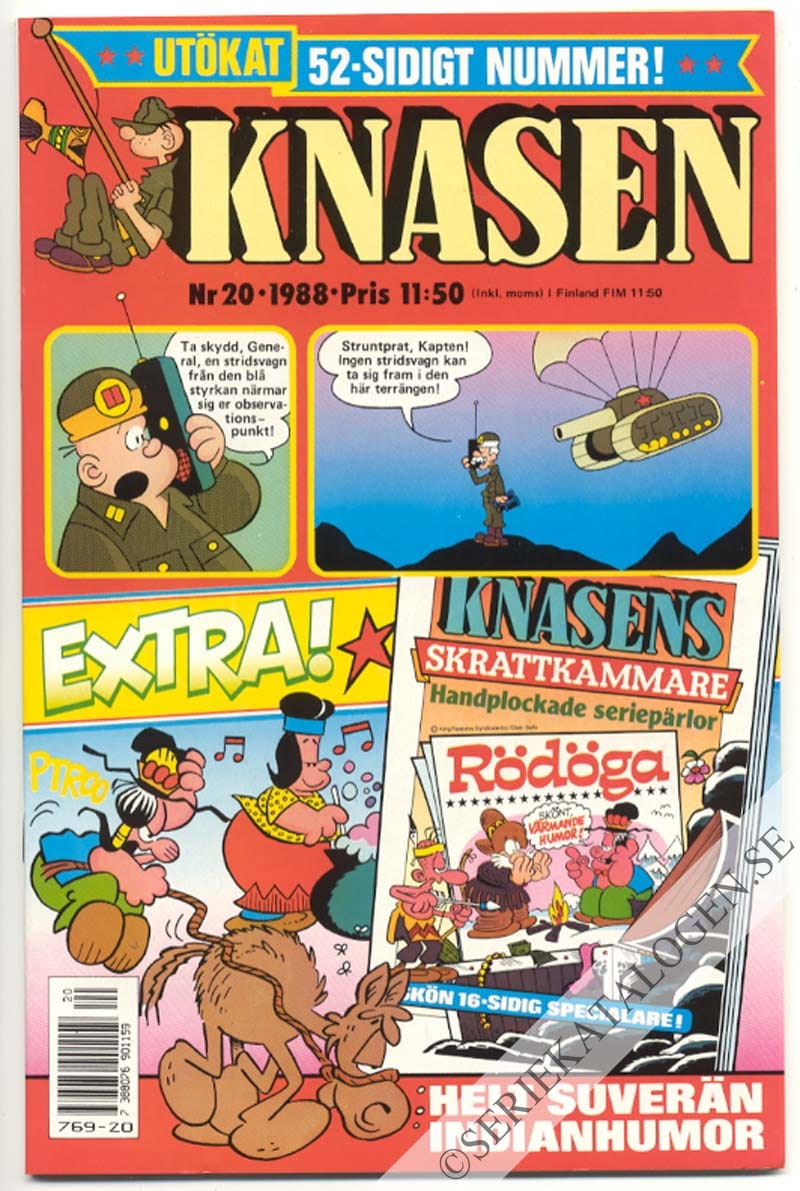 Framsida på Knasen #20 (1988)