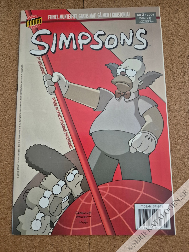 Framsida på Simpsons #3 (2004)