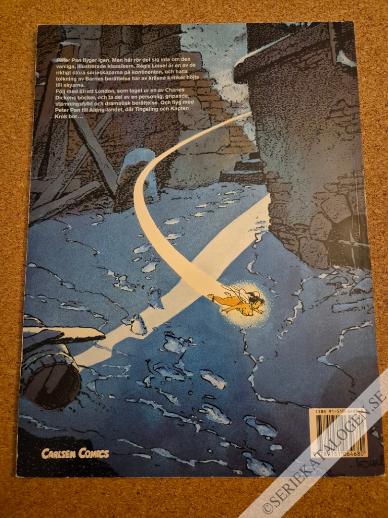 Baksida på Fånge hos Kapten Krok (1992)