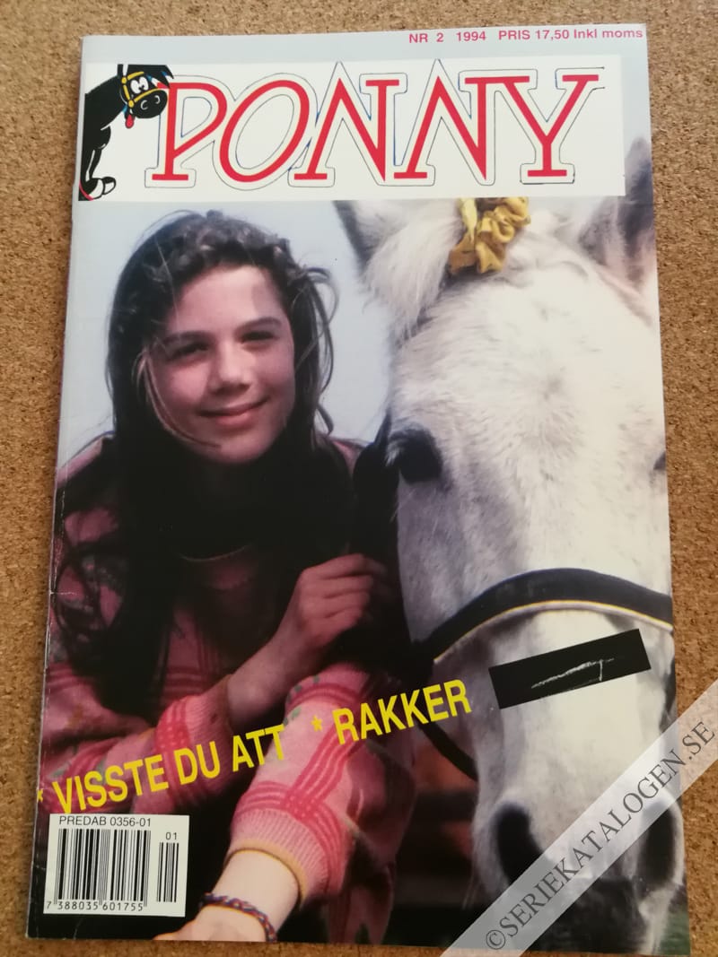 Framsida på Ponny-magasinet #2 (1994)