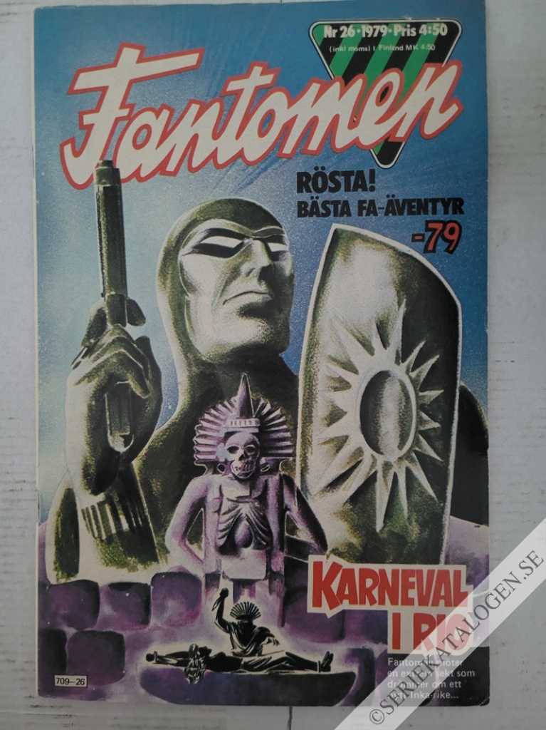 Framsida på Fantomen #26 (1979)