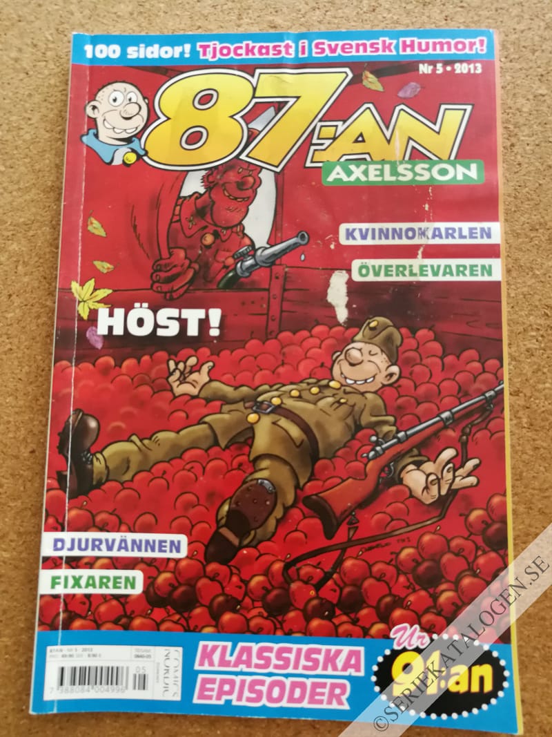 Framsida på 87:an Axelsson #5 (2013)