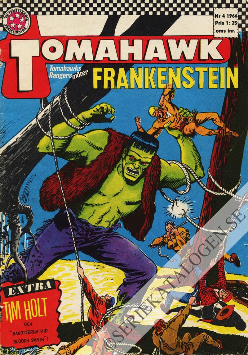 Framsida på Tomahawk #4 (1966)