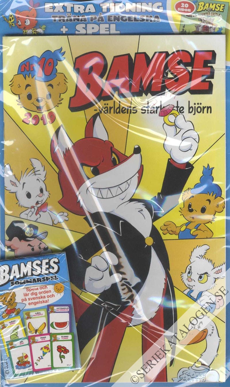 Framsida på Bamse #10 (2019)