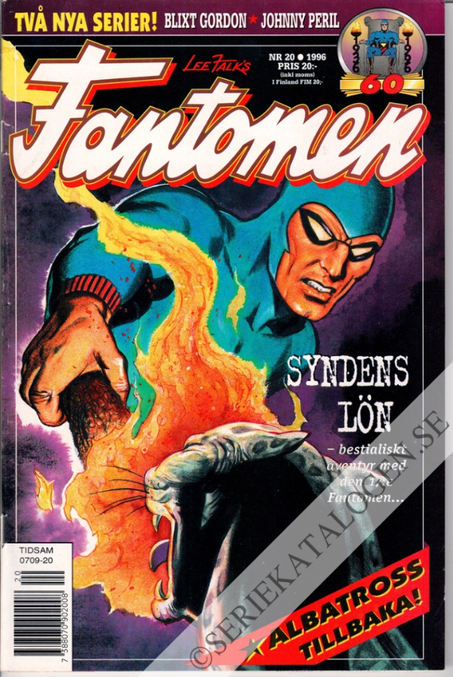 Framsida på Fantomen #20 (1996)