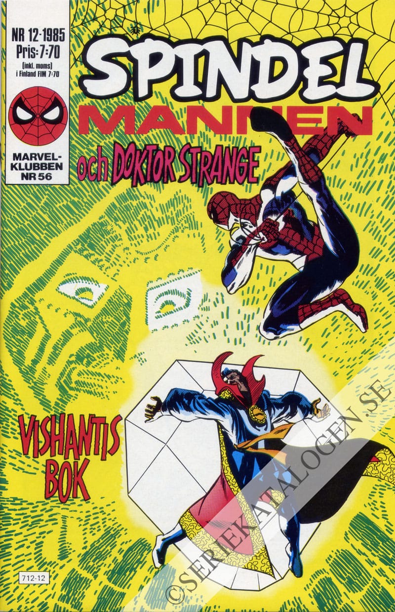Framsida på Spindelmannen #12 (1985)