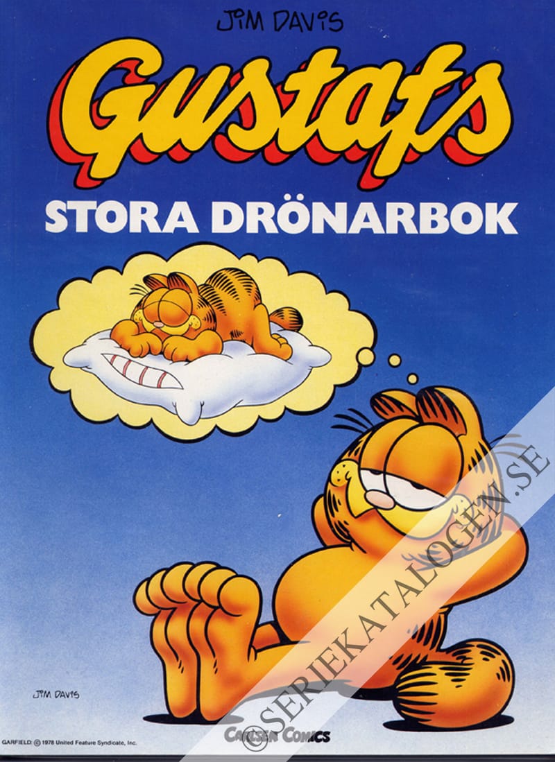 Framsida på Gustafs julalbum Gustafs stora drönarbok (1992)