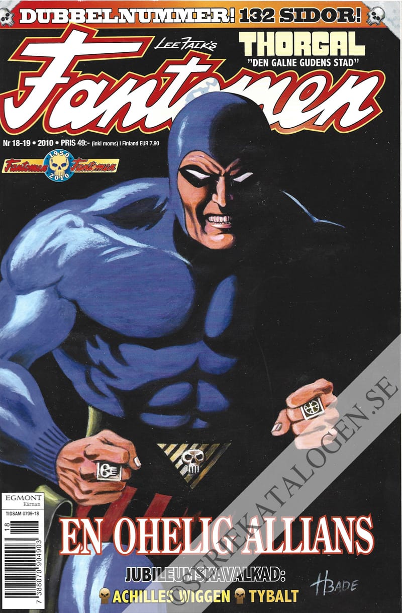 Framsida på Fantomen #18-19 (2010)