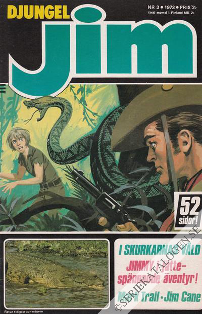 Framsida på Djungel-Jim #3 (1973)