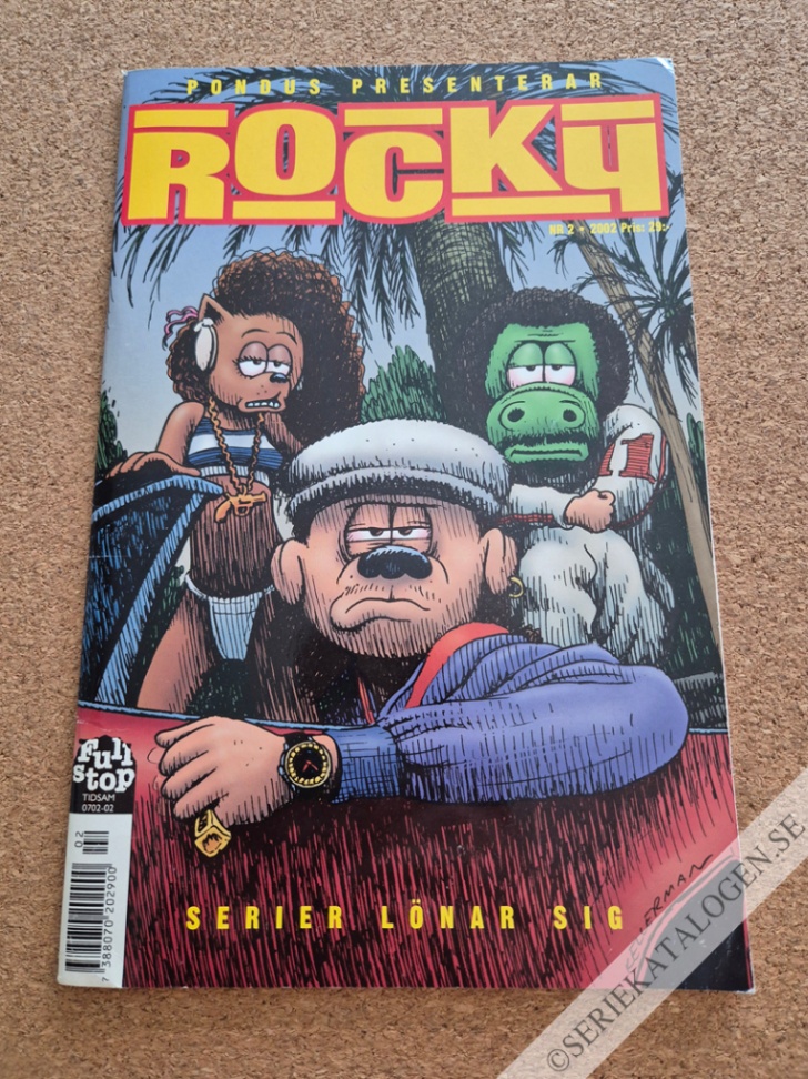 Framsida på Pondus presenterar Rocky #2 (2002)