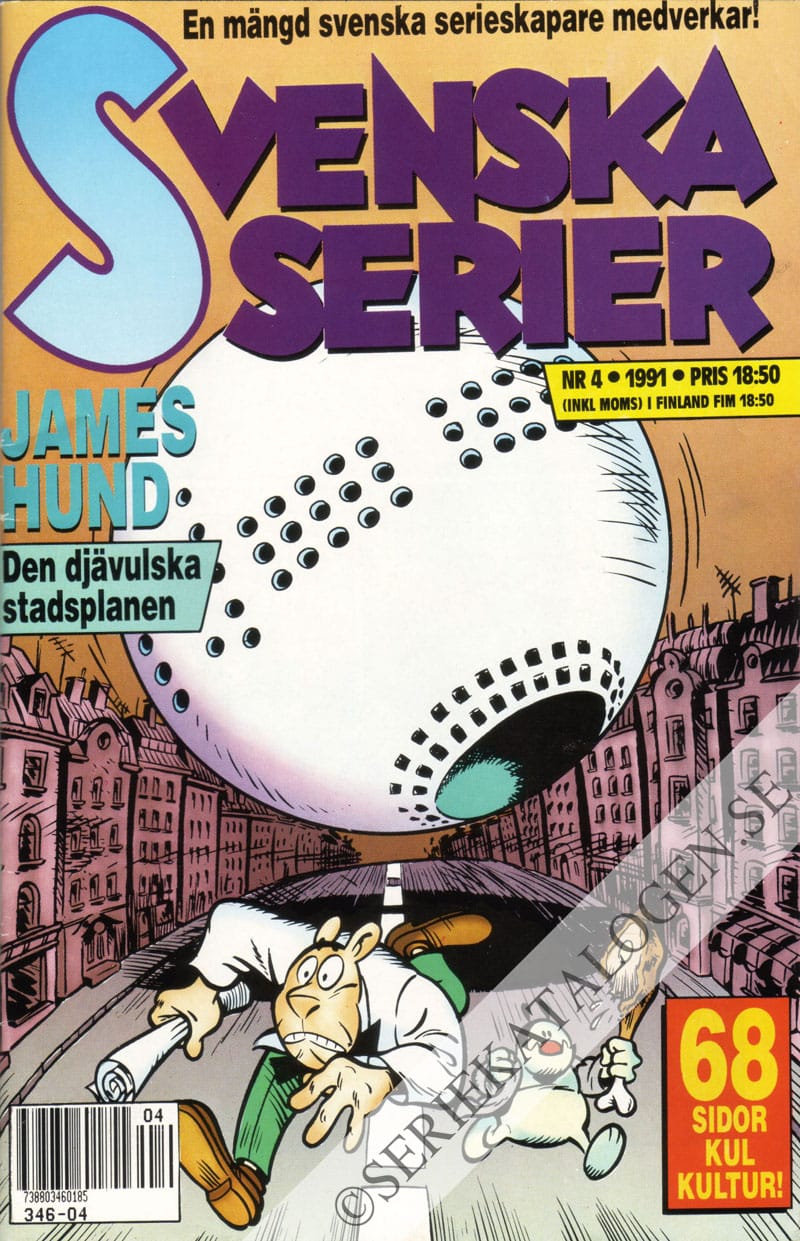 Framsida på Svenska serier #4 (1991)
