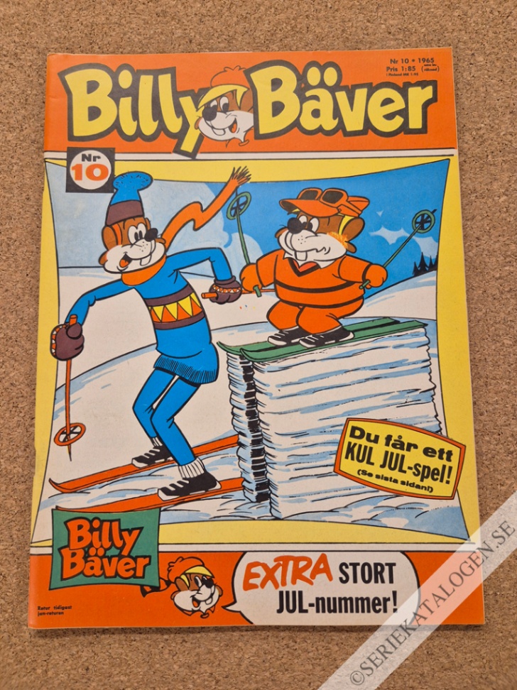 Framsida på Billy Bäver #10 (1965)