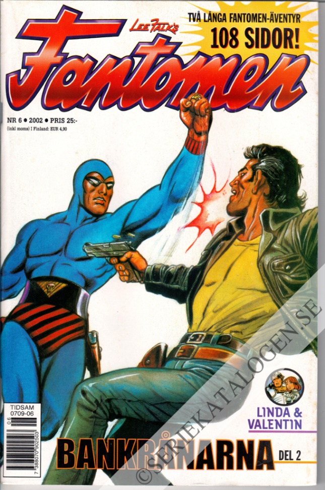 Framsida på Fantomen #6 (2002)