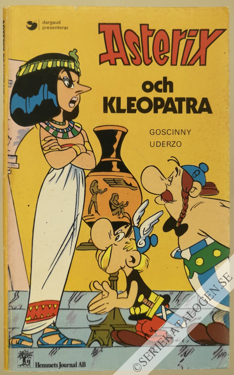 Framsida på Asterix pocket Asterix och Kleopatra (1974)