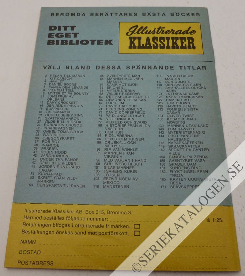 Baksida på Det stora misstaget (1967)