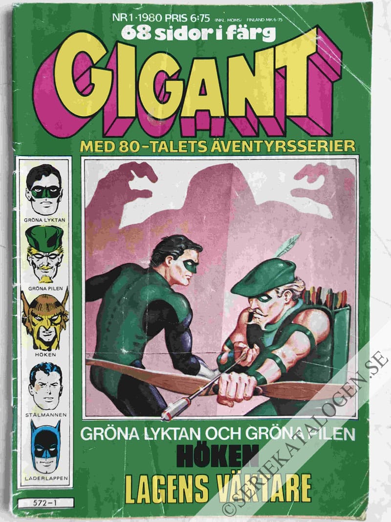 Framsida på Gigant #1 (1980)