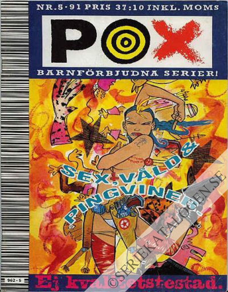Framsida på Pox #5 (1991)